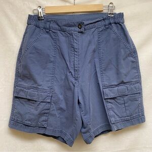 Woolrich Cargo Shorts Women's size 10 Blue Water Outdoor Shorts